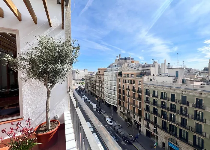 Plaza Cataluna Penthouse Appartement Barcelone